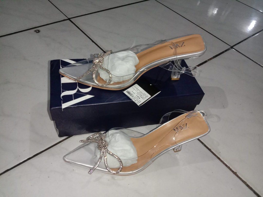 Clear Mules Zara Vinyl Mules Transparentes Zara Heels Zara Import
