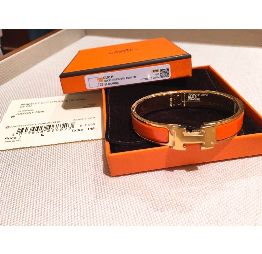 Hermes Chic H Bracelet, Luxury, Accessories on Carousell