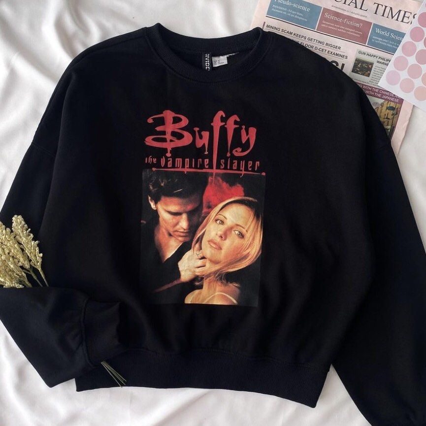 H&m on sale buffy shirt