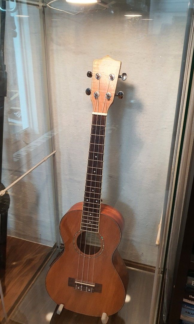 IKEA glass with lights, Furniture & Home Living, Furniture, Shelves, & Racks on