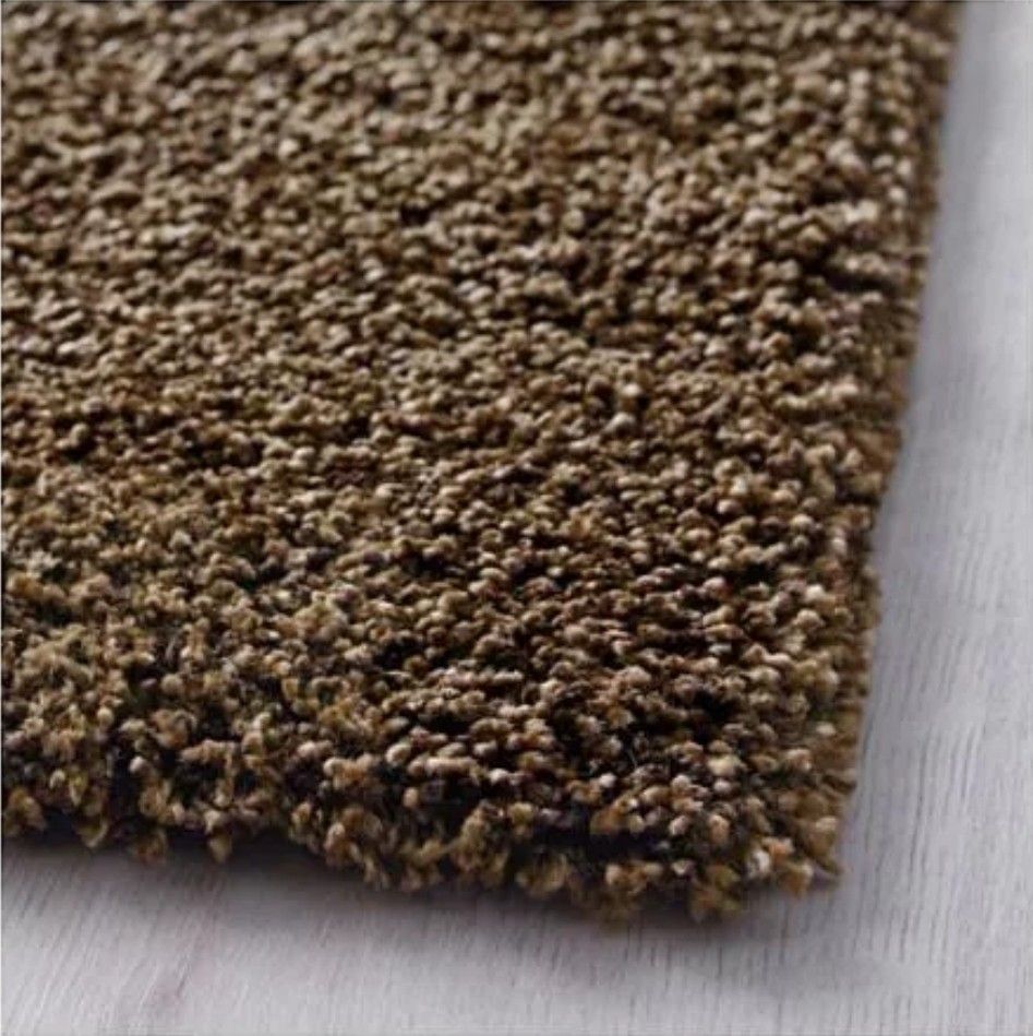 IKEA HIGH PILE ADUM RUG (LIGHT BROWN), Furniture & Home Living, Home