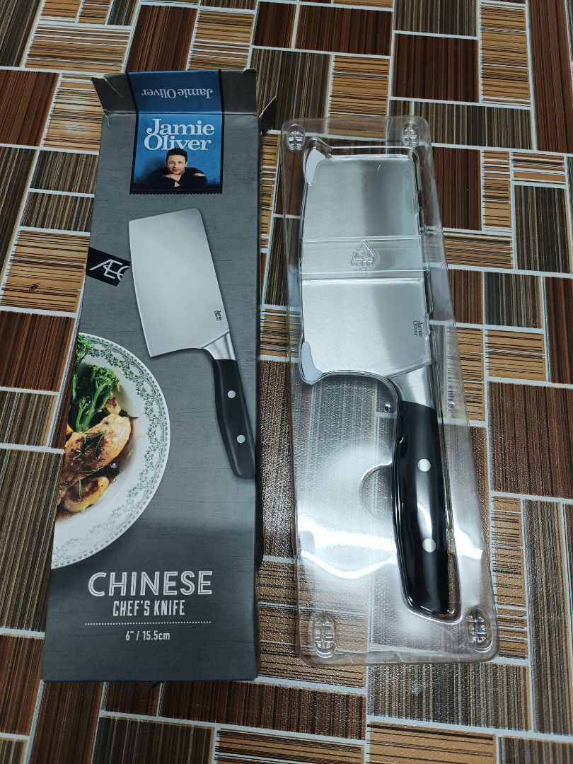 Jamie Oliver Chinese chefs knife, Furniture & Home Living, Kitchenware & Tableware, Knives