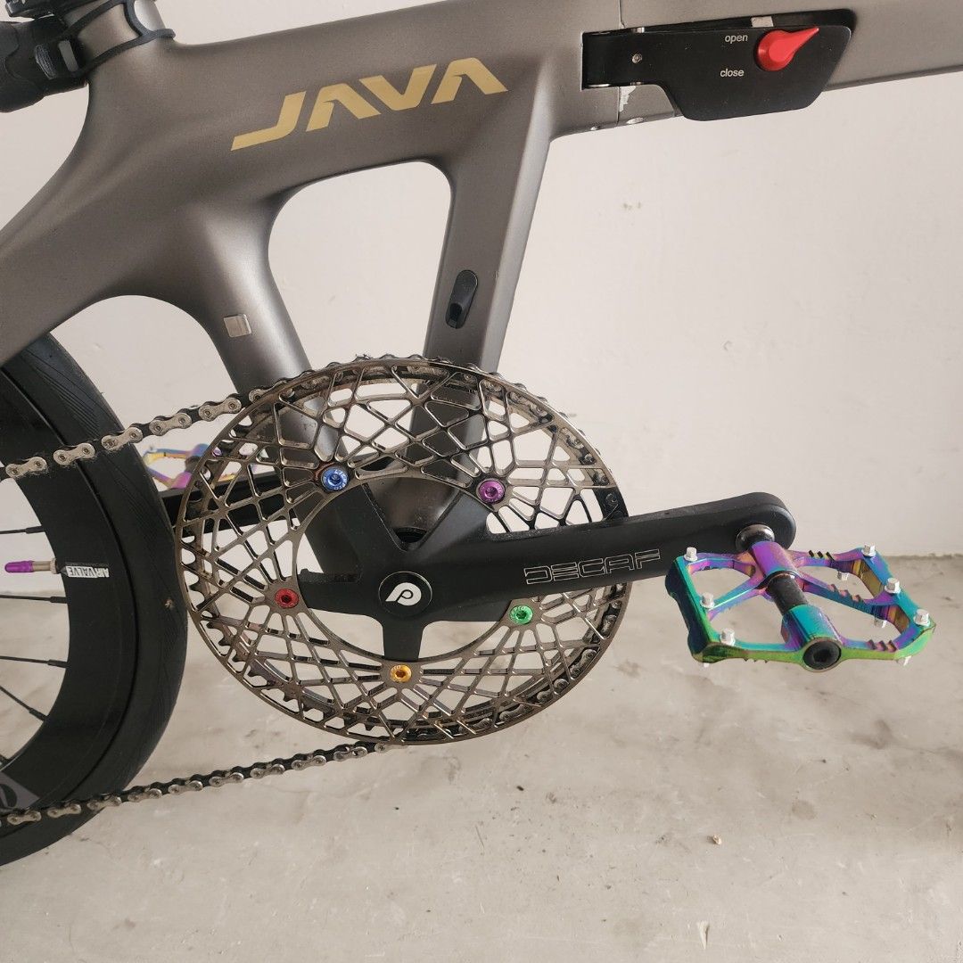 Java Aria Carbon (Titanium Colour), Sports Equipment, Bicycles & Parts ...