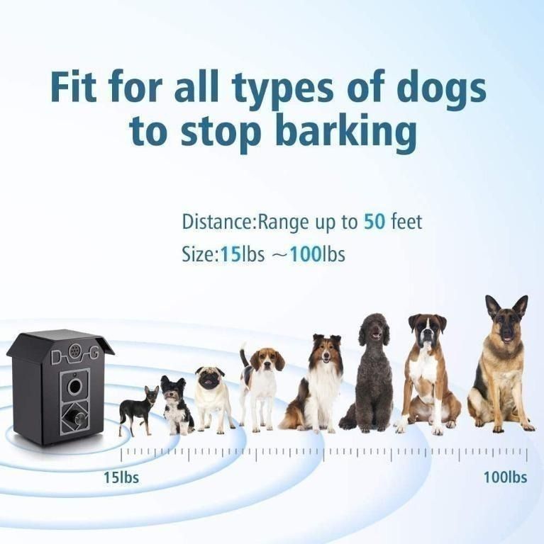 Kaier cat Anti Barking Device, Bark Box Outdoor Dog Repellent with ...
