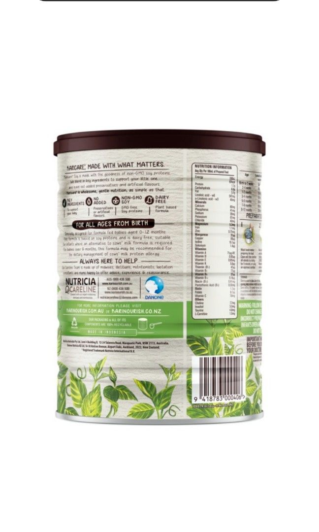 Karicare soy hot sale