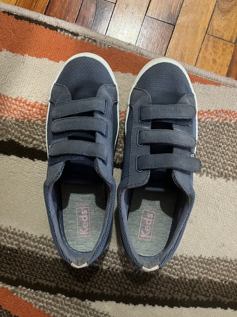 Keds Blue Velcro Sneakers, Women's Fashion, Footwear, Sneakers on Carousell