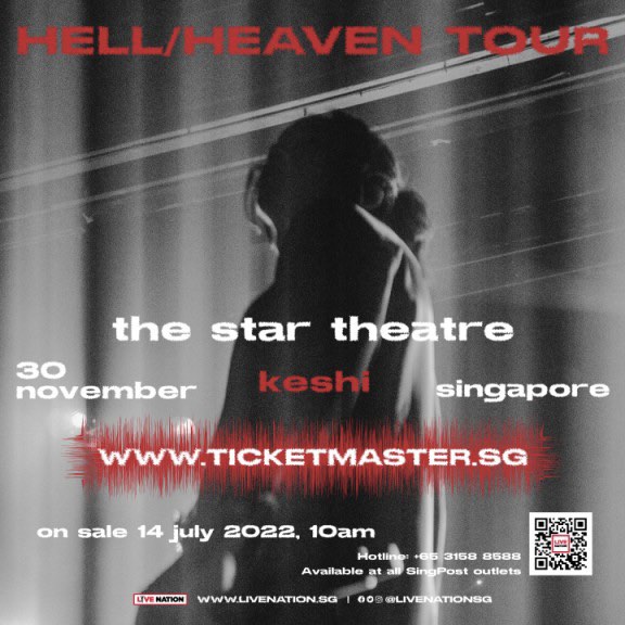 Keshi concert tickets x 2 (Singapore), Tickets & Vouchers, Event