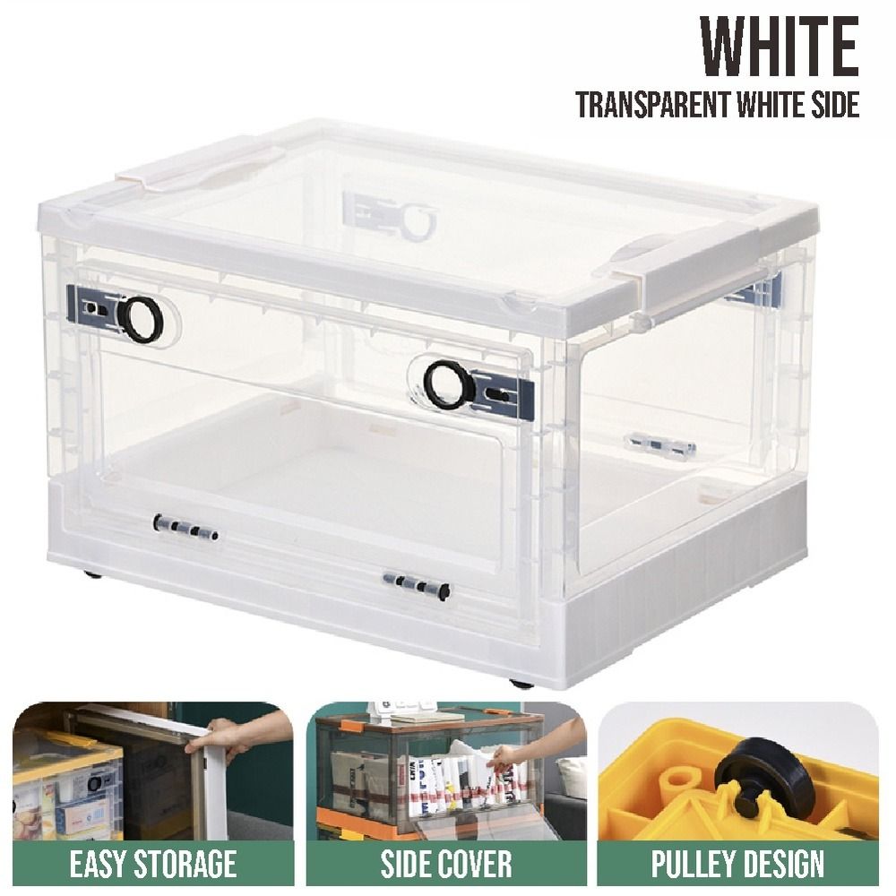 Koala Home Foldable Clothing storage box Plastic stackable Organizer