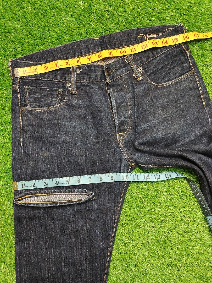 KURO Jeans Selvedge Graphite, Men's Fashion, Bottoms, Jeans on Carousell