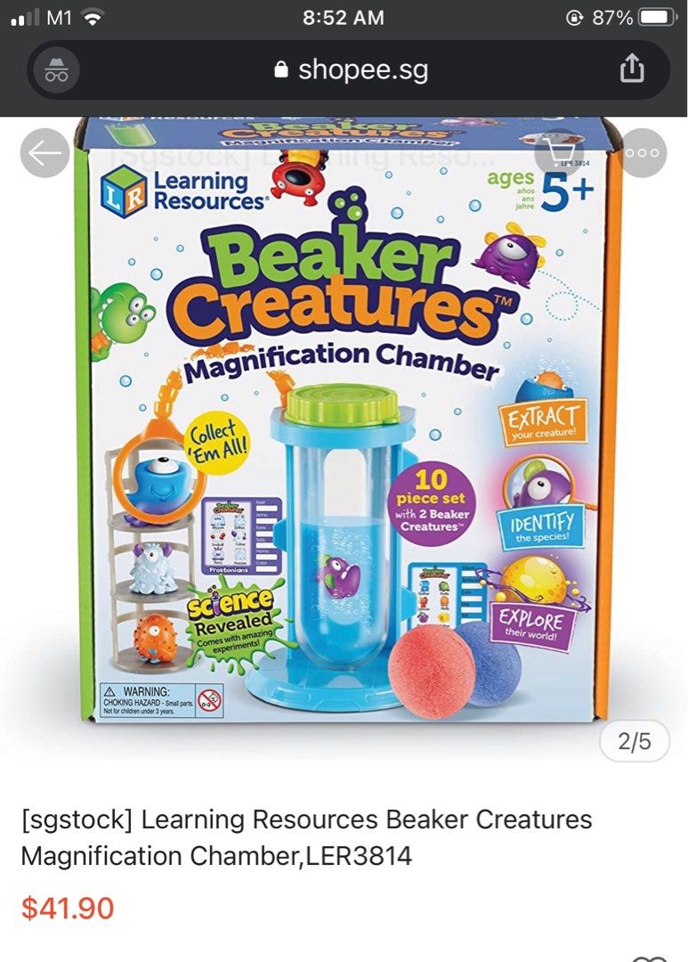 Learning resources Beaker creatures, Hobbies & Toys, Toys & Games on ...