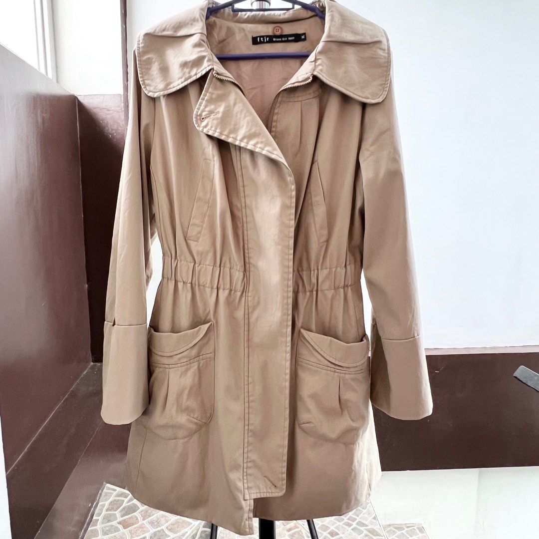 how to style light brown coat