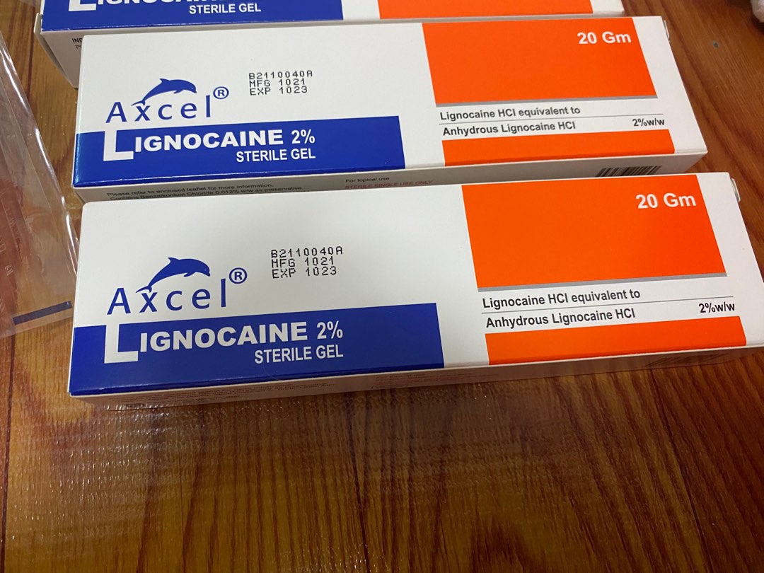 Lignocaine 2 sterile gel, Health & Nutrition, Medical Supplies & Tools