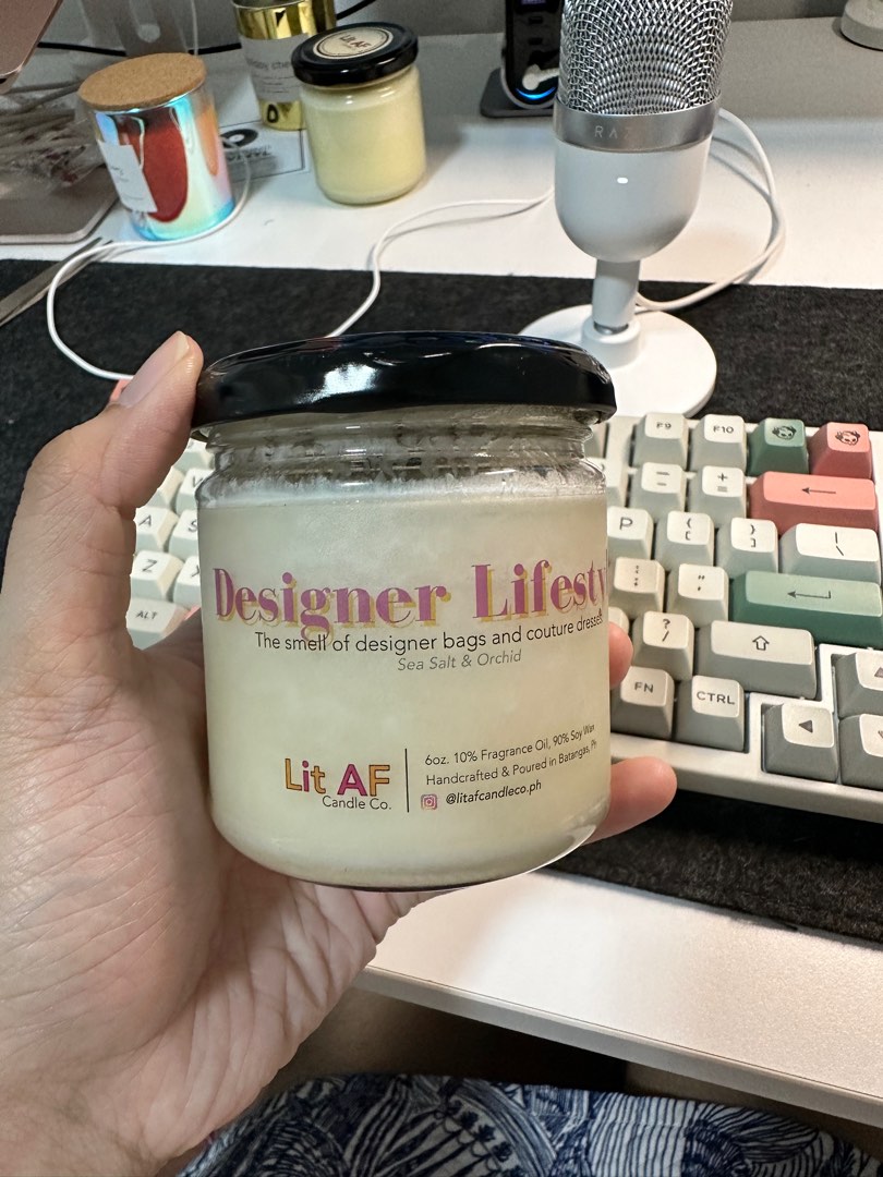 LitAF Candle Designer Lifestyle, Furniture & Home Living, Home