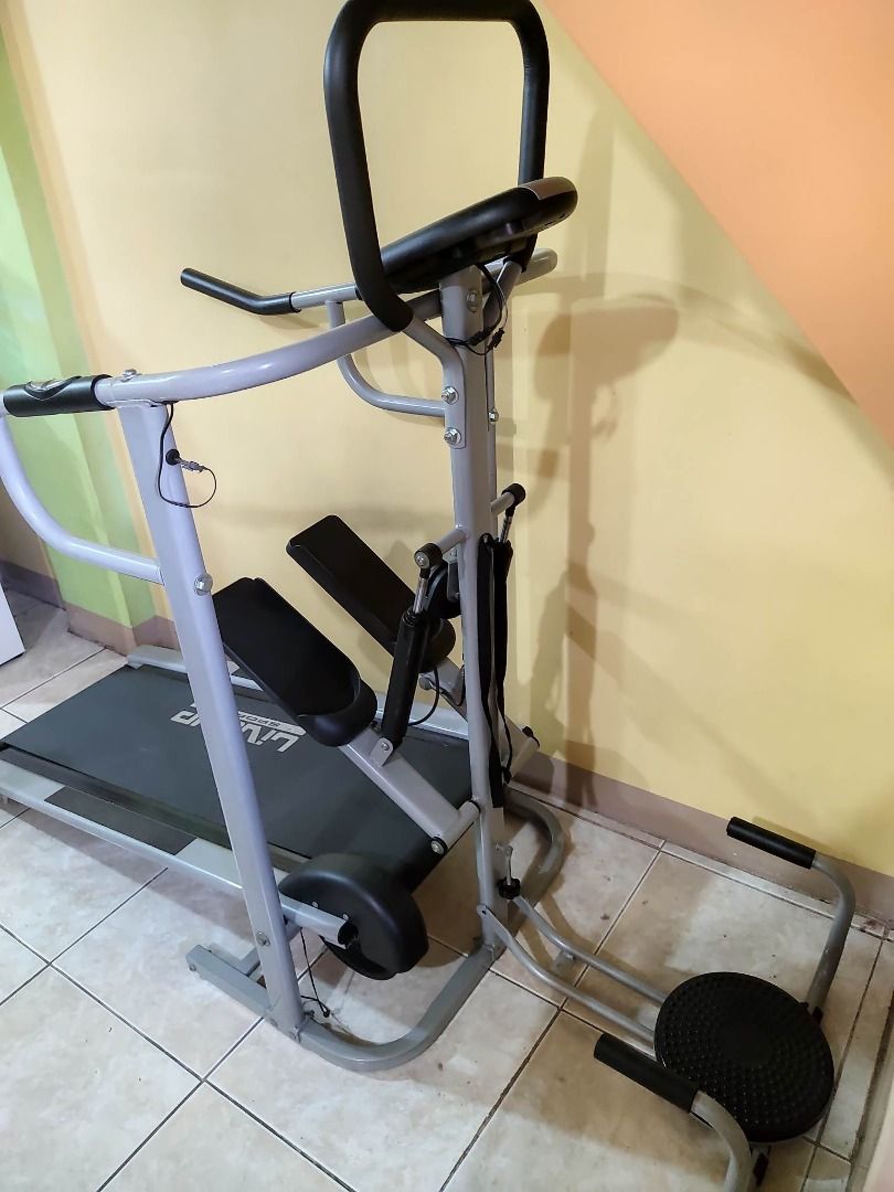 Liveup Treadmill 3N1 (Manual) 2nd Hand, Sports Equipment, Exercise