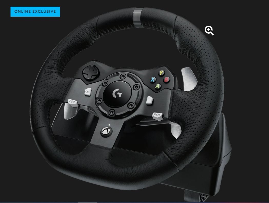 Logitech G29 Driving Force Steering Wheel & Pedal, Video Gaming, Gaming Accessories, Controllers