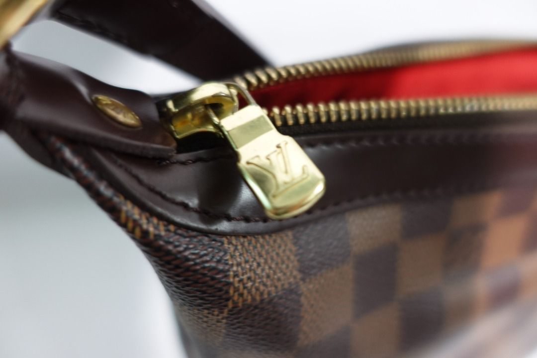 LOUIS VUITTON ILLOVO MM DAMIER EBENE SHOULDER BAG, Luxury, Bags