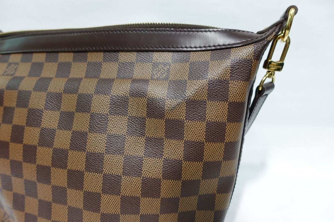LOUIS VUITTON ILLOVO MM DAMIER EBENE SHOULDER BAG, Luxury, Bags