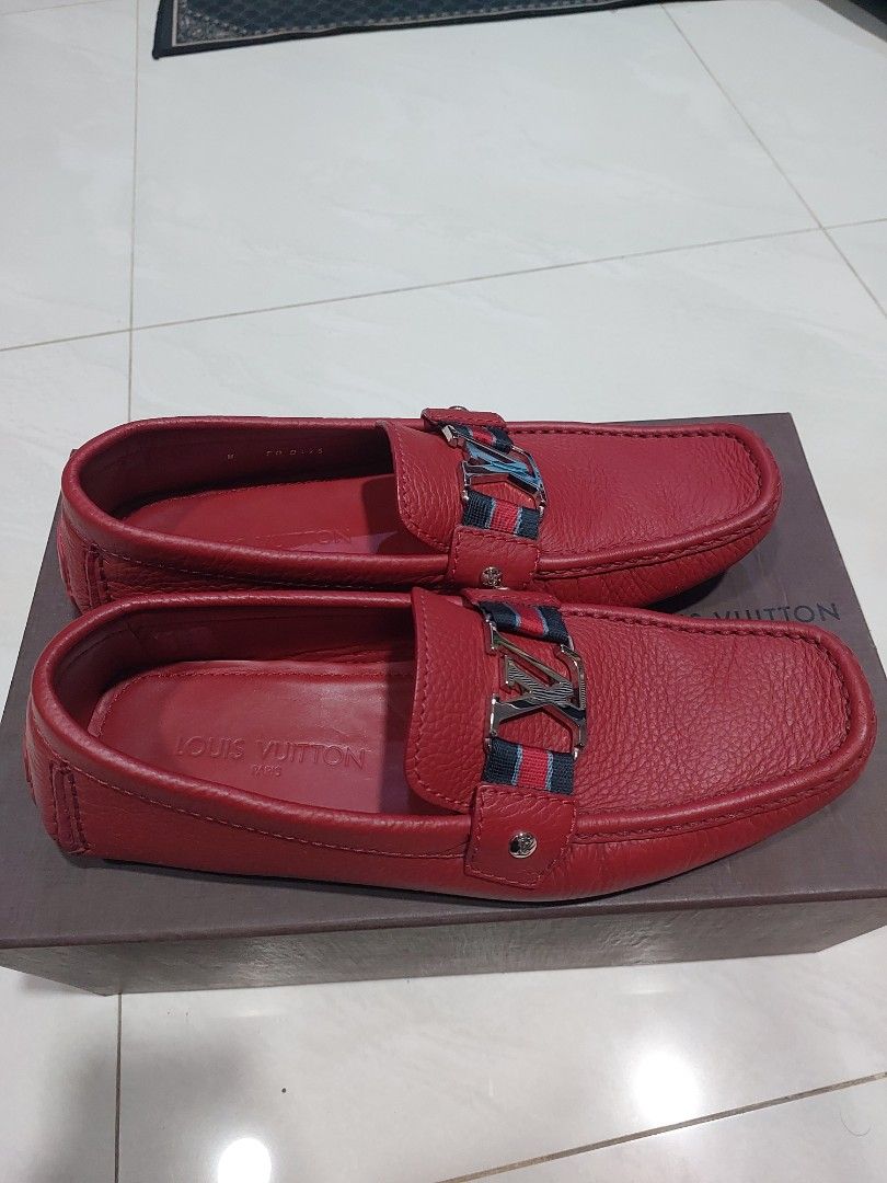 Louis Vuitton Red Monte Carlo Loafer $680