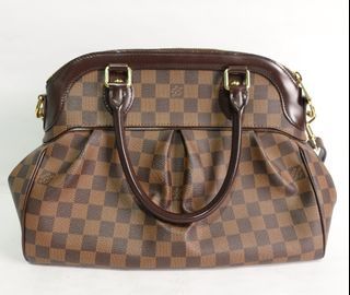 Louis Vuitton Damier Riebera Brown & Black Check Bag - Satchel $643