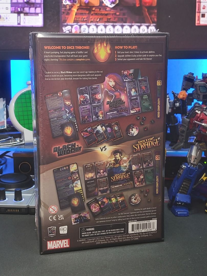 Marvel Dice Throne Black Widow v. Doctor Strange (2022), 興趣及遊戲, 玩具