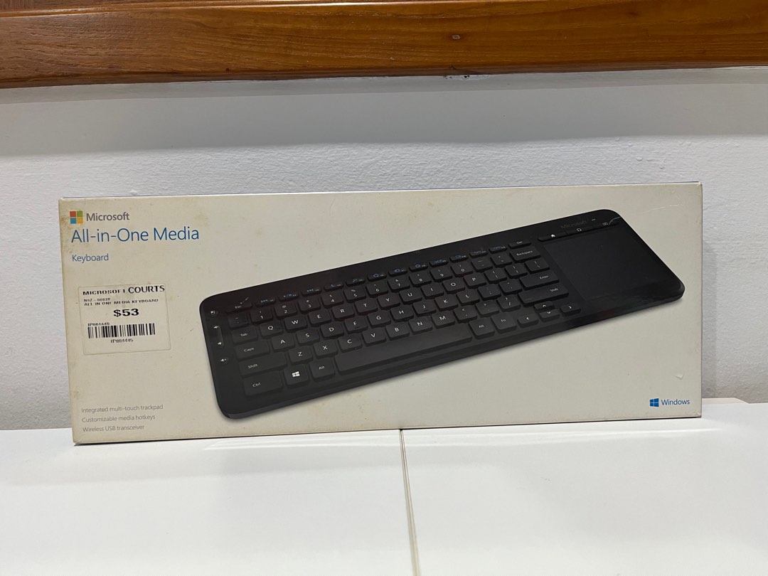Microsoft all-in-one media keyboard, Computers & Tech, Parts ...