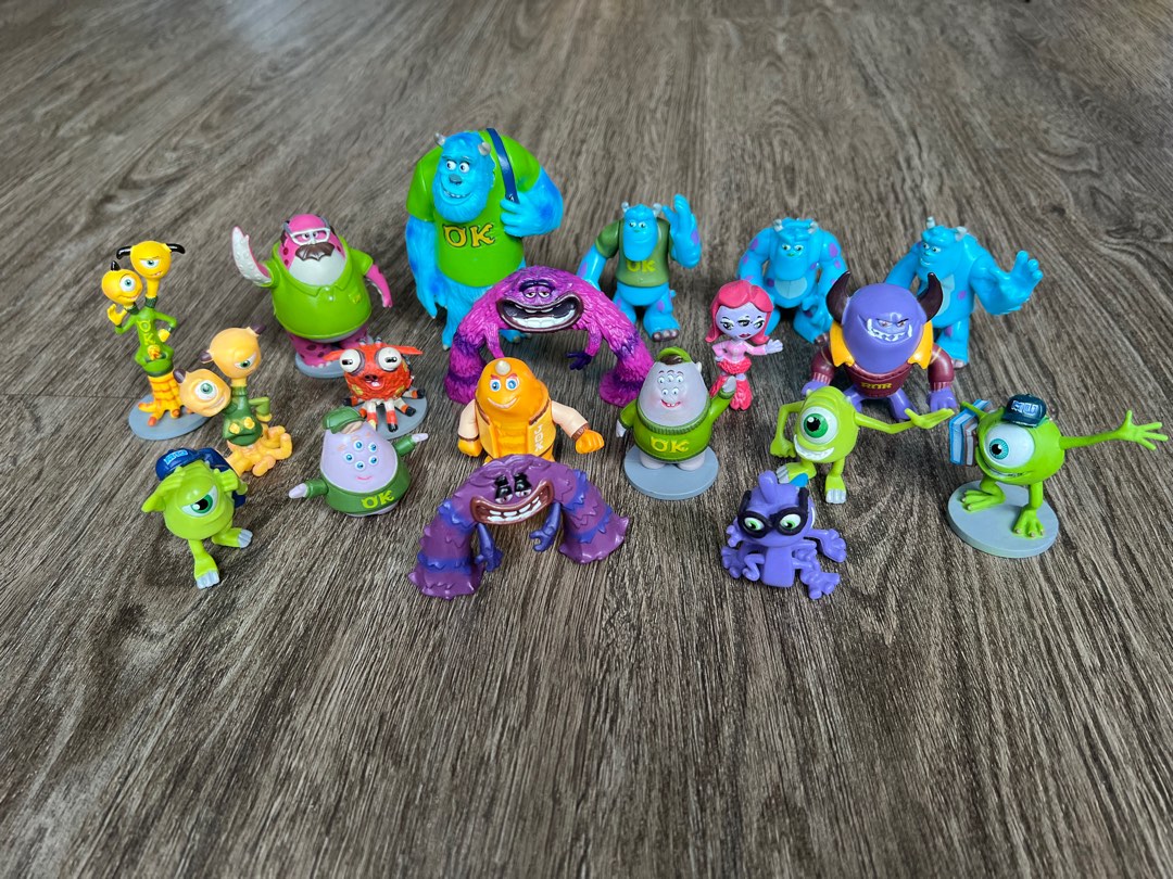 Monster Inc Characters / Cake Toppers, Hobbies & Toys, Toys