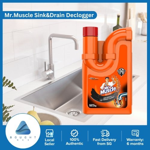 Mr Muscle Sink & Drain Declogger 500ml, Furniture & Home Living