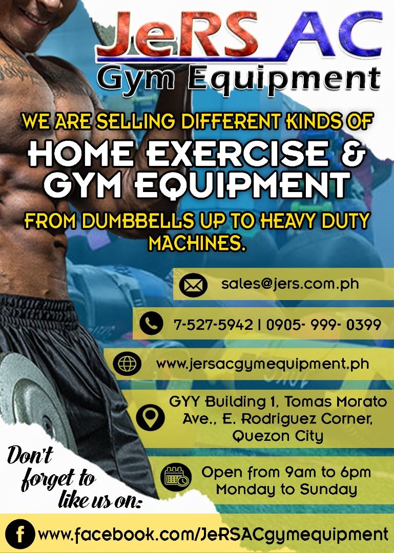 Multipurpose Bar (Category: Cardio & Fitness Machines) located in Quezon City. Submitted by sellinggymequipment (Listing ID 1196019418, Image 3). Description: This bar will help you perform a variety of pull-up exercises. The Multipurpose Bar will allow you to try different kinds of grips so you can target other muscle groups for your bodyweight workouts. For inquiries: 📱 0905-999-0399 ☎️ 7527-5942 Or you can check our: 💻 Website: https://jersa