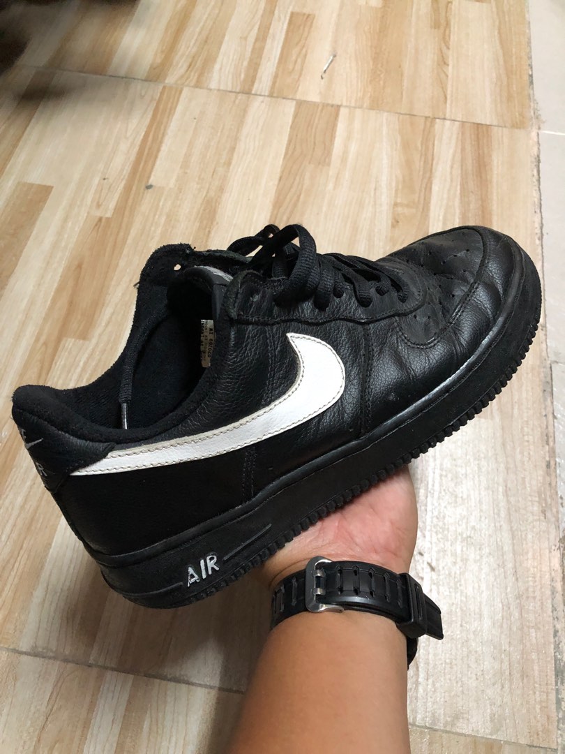 mens nike air force 1 black size 9