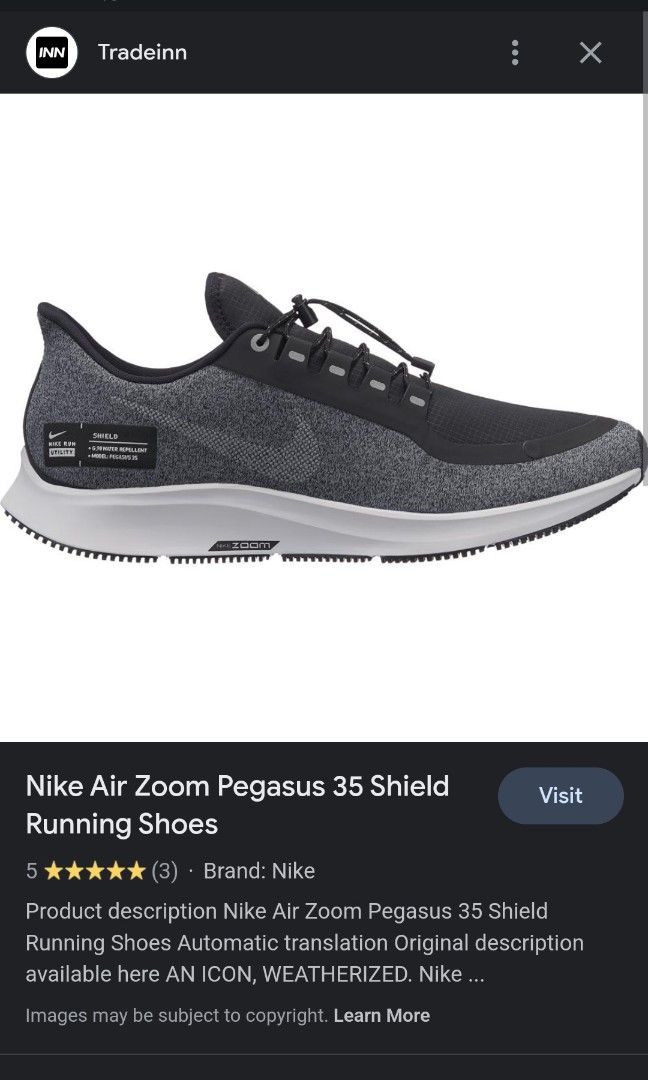 Nike Air Zoom Pegasus 35 Shield Running Shoes