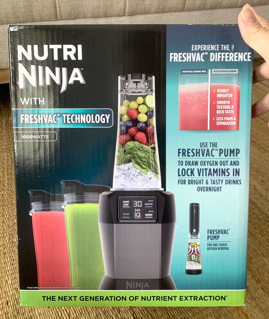 NUTRI NINJA with Freshvac Technology BL580 1000WATTS TV Home