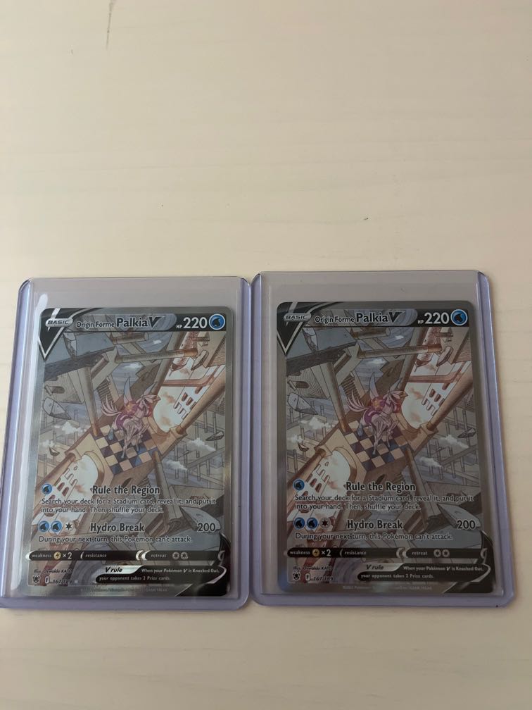 Origin form Palkia V alternate art, Hobbies & Toys, Toys & Games on