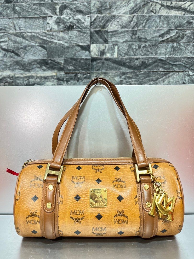 Mcm outlet barrel bag
