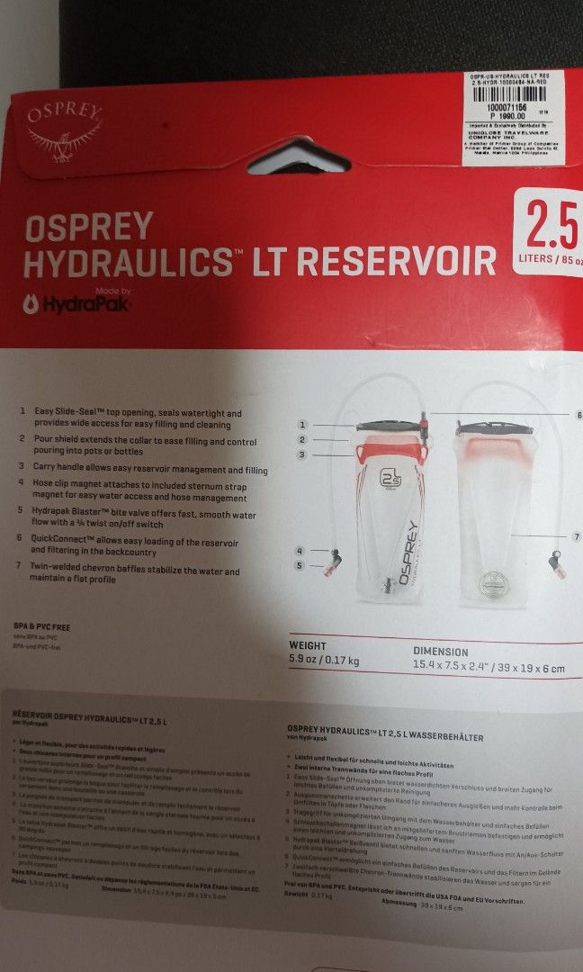 Osprey Daylite with Bladder, Men's Fashion, Bags, Backpacks on Carousell