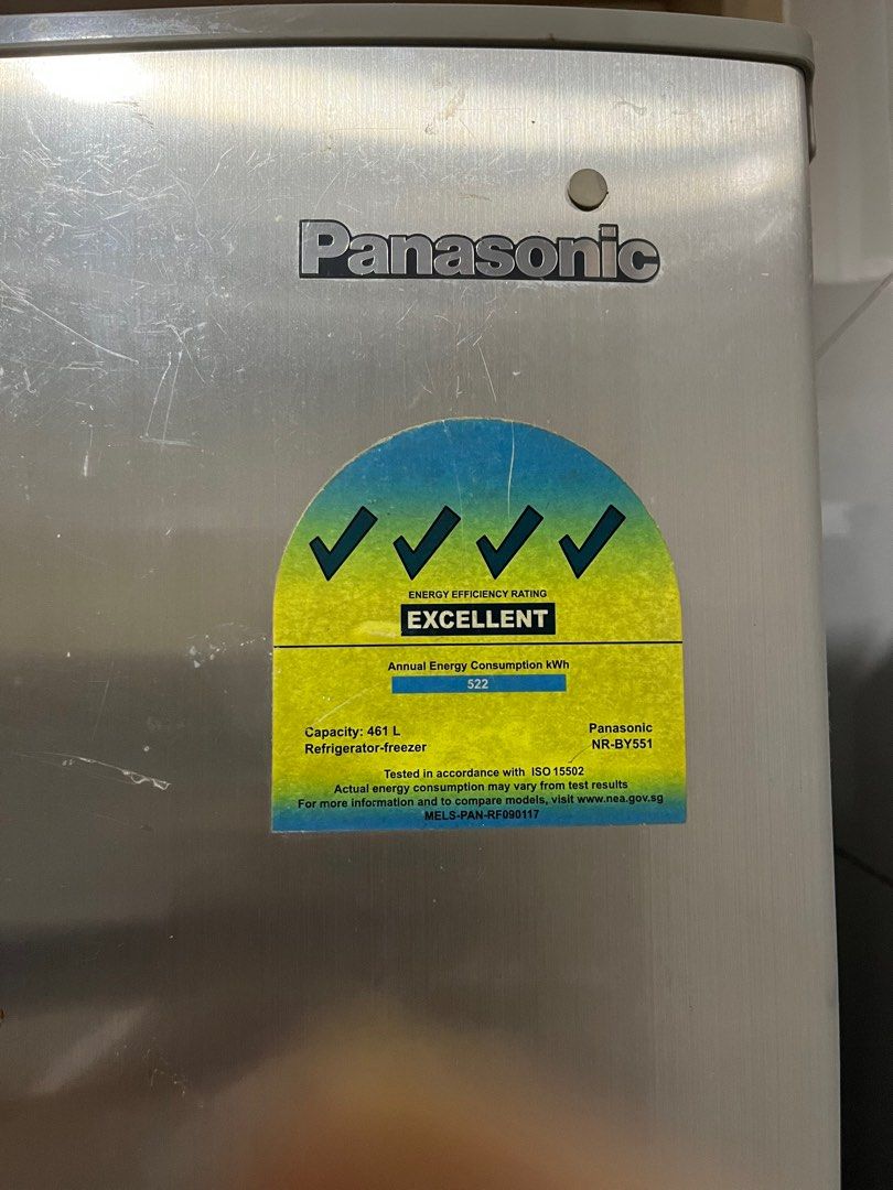 Panasonic Refrigerator NR BY 551 (551 l), TV & Home Appliances, Kitchen
