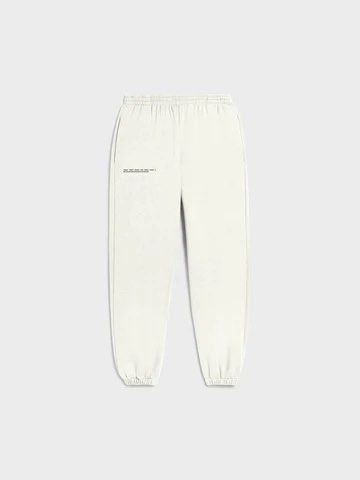 PANGAIA Lightweight recycled cotton track pants off white Women s