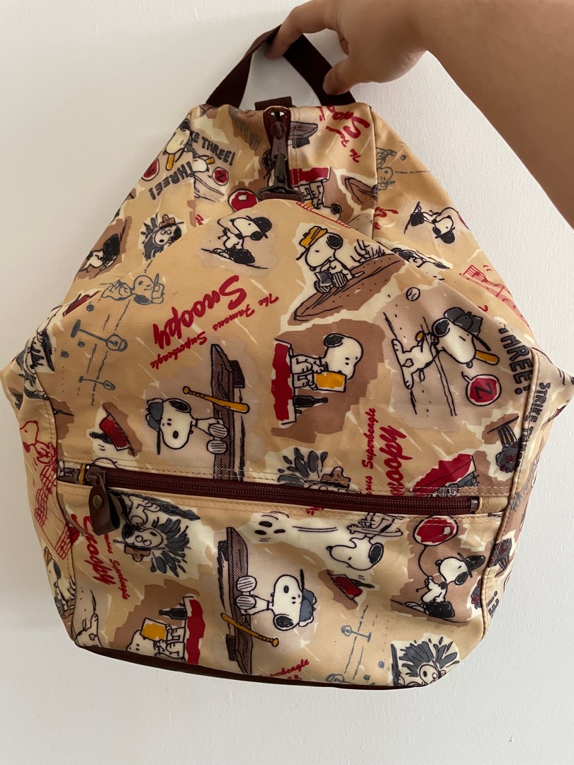 PEANUTS Snoopy Backpack, Women's Fashion, Bags & Wallets, Backpacks on ...