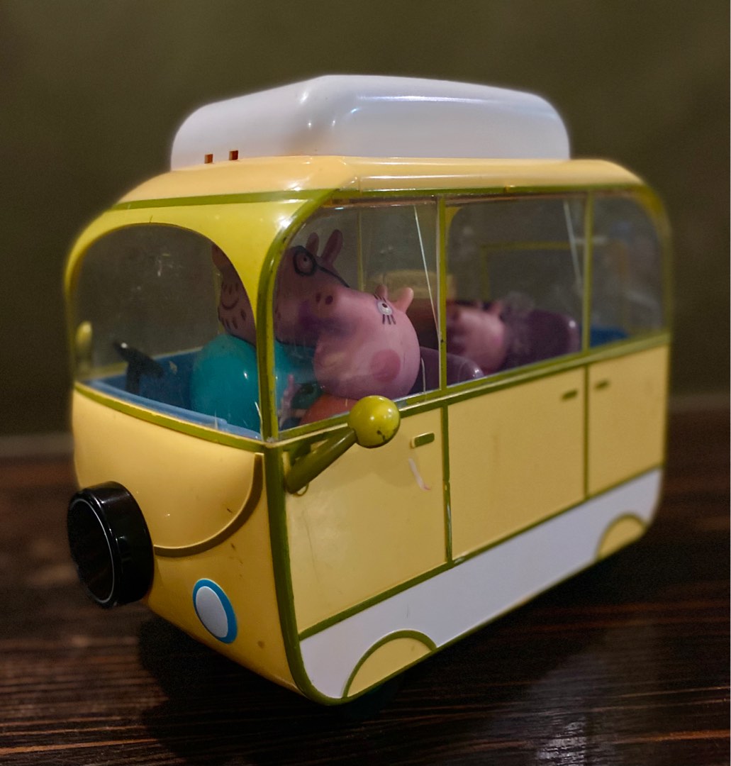 Peppa Pig Yellow Campervan Large Playset Hobbies Toys