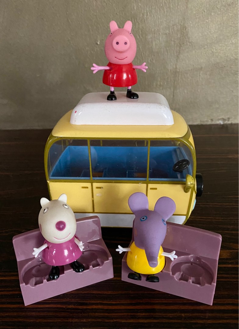 Peppa pig yellow camper cheap van