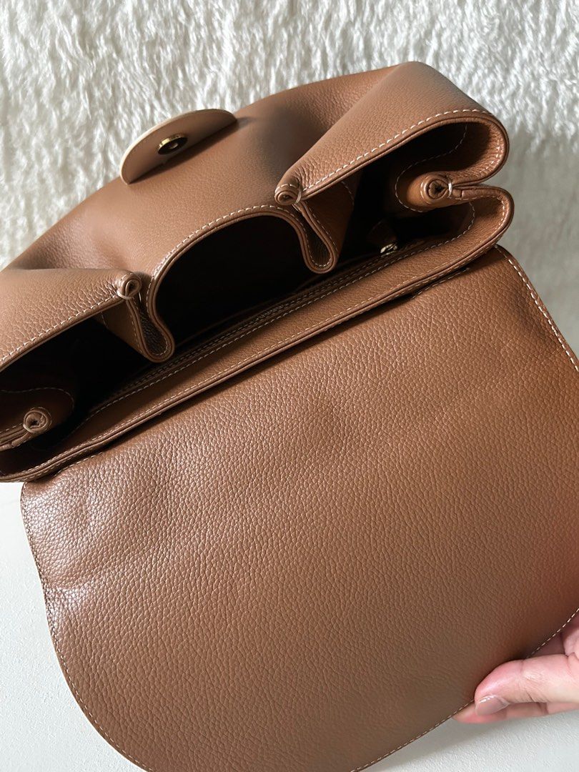 Polène | Bag - numéro Un Nano - Trio Camel Textured Leather