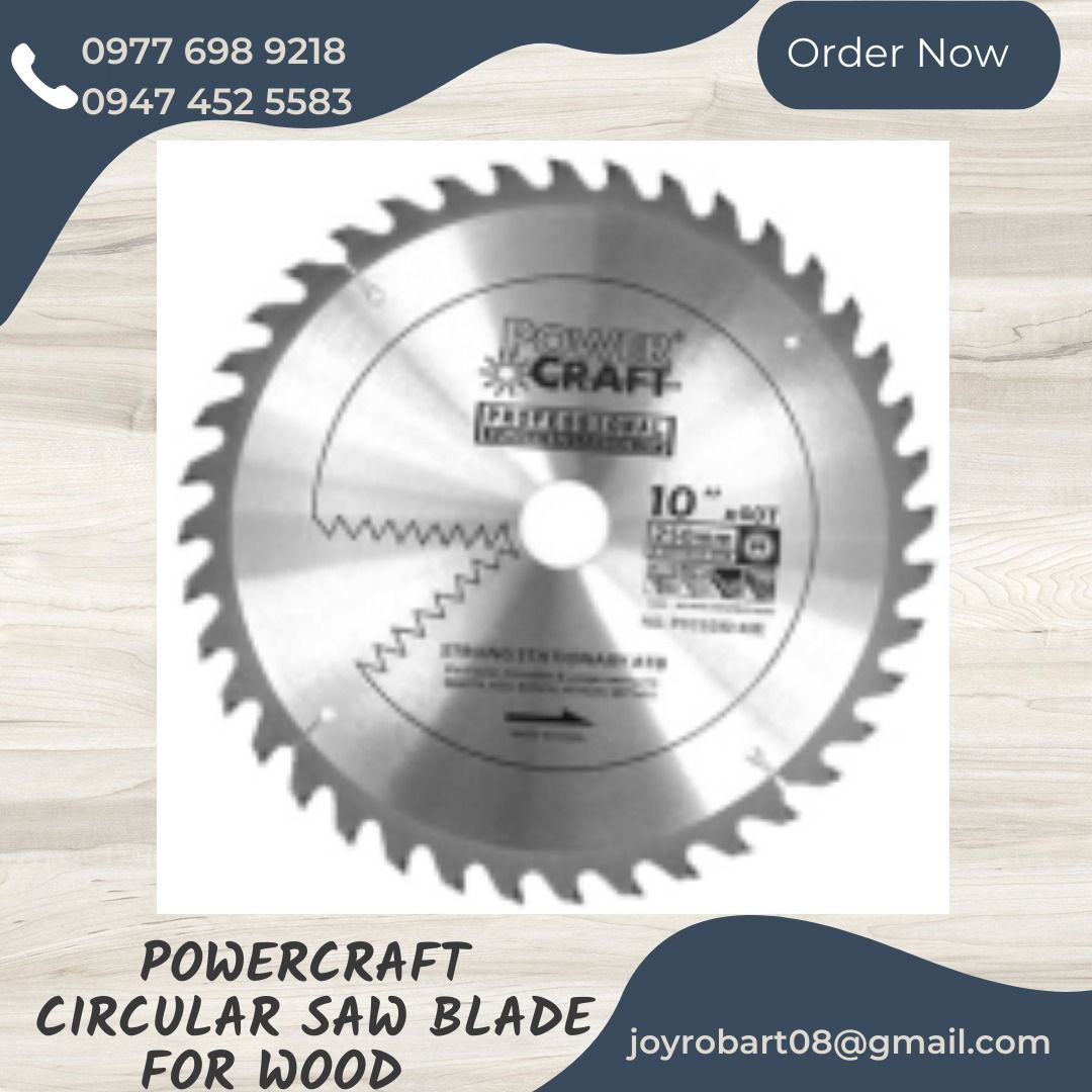 POWERCRAFT CIRCULAR SAW BLADE FOR WOOD, Commercial & Industrial
