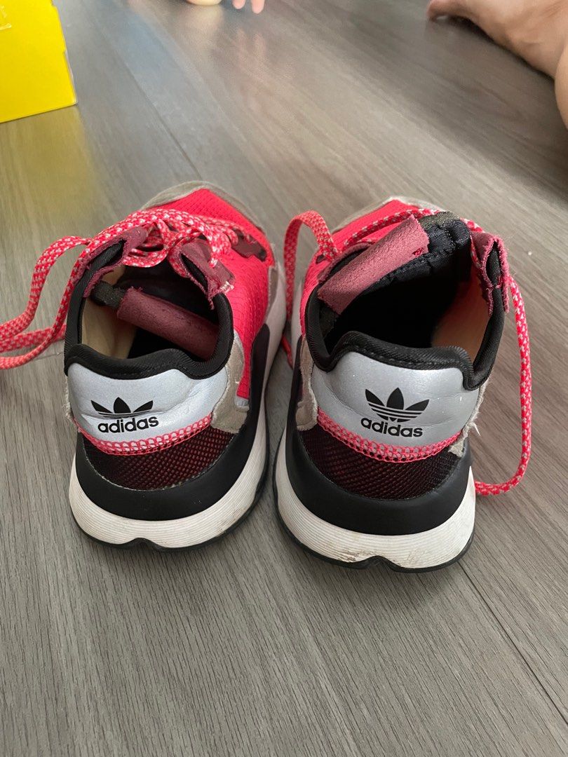 Red adidas kids shoes best sale
