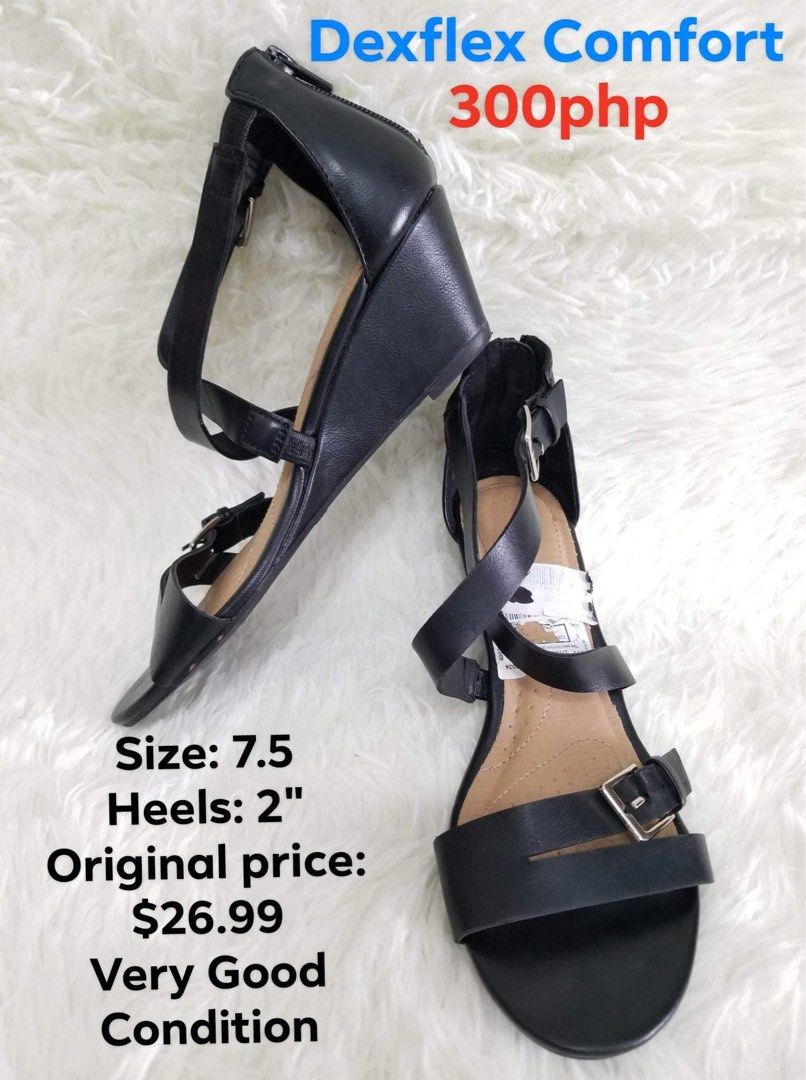 Preloved US Brand Wedge Heels Sandals Dexflex Comfort