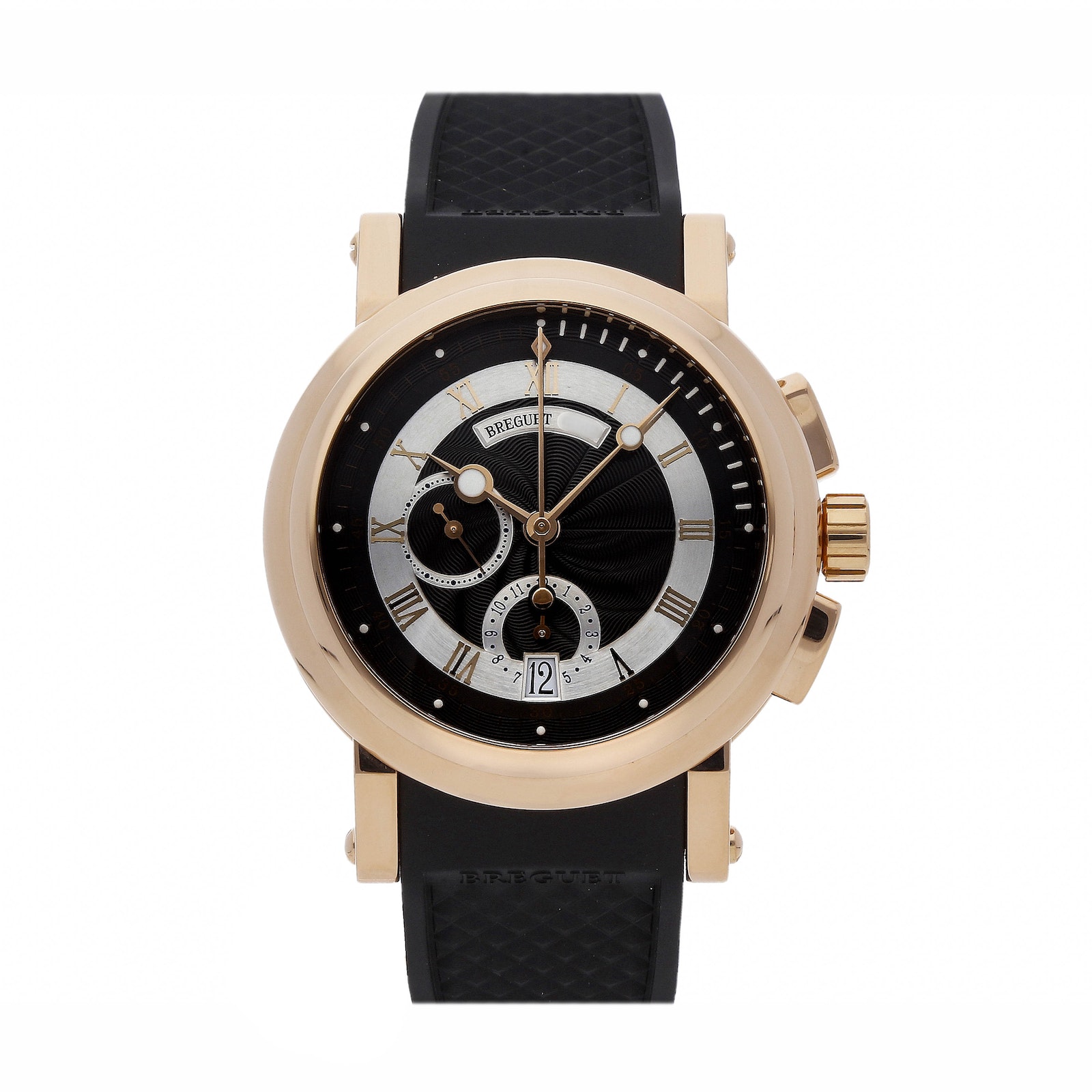 Pre Owned Breguet Marine Chronograph 5827BRZ25ZU Luxury Watches