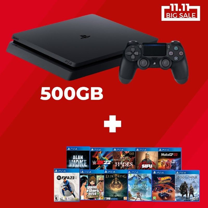 PS4 Slim 500Gb game penuh harga promosi Video Gaming Video Games