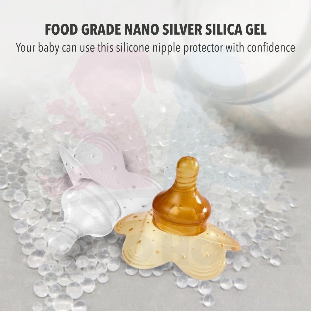 for Nano Silver Silicone Contact Nipple Shields Protector