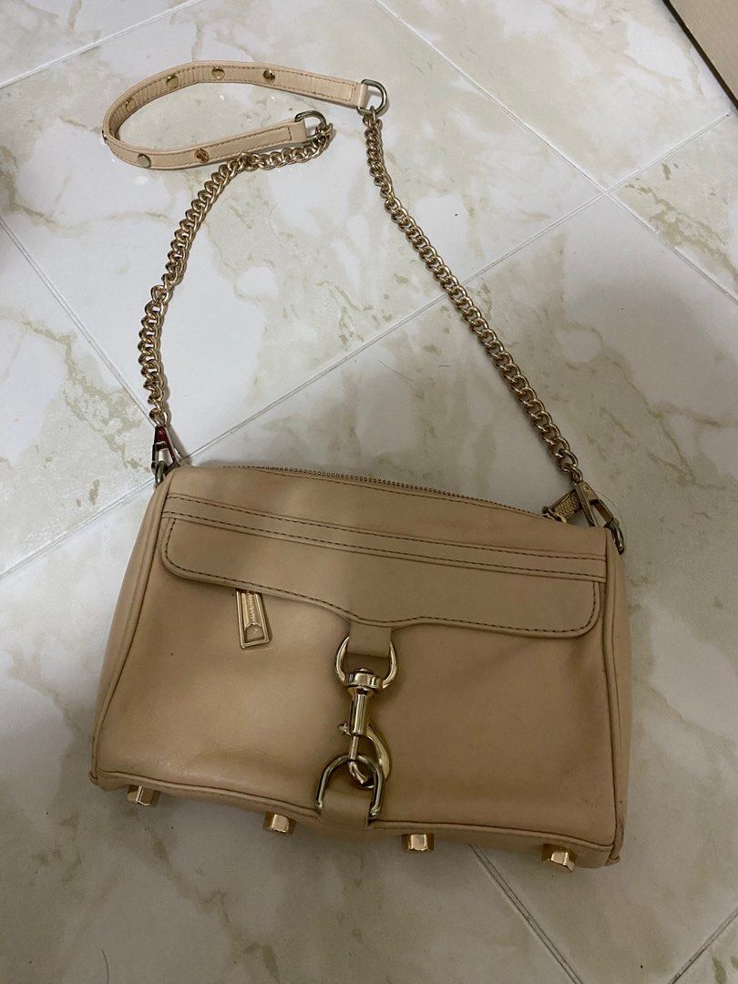 Rebecca Minkoff cross body bag in beige