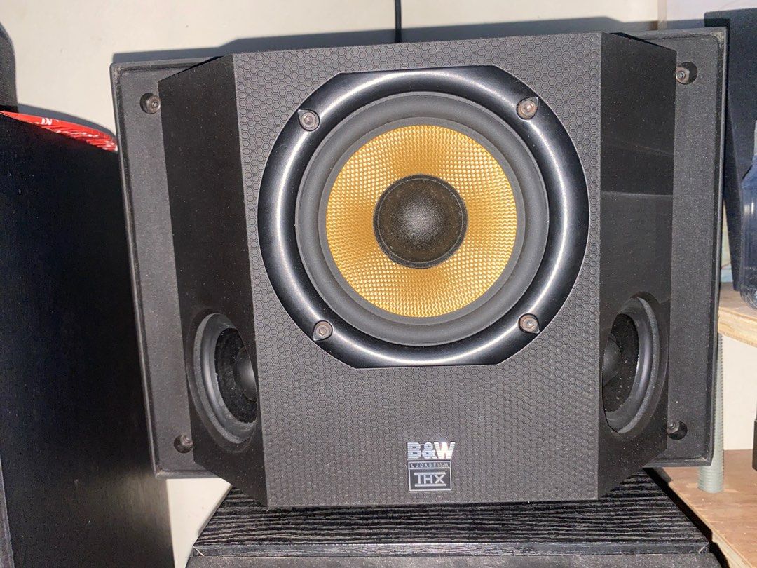 B W surround speaker Audio Soundbars Speakers Amplifiers on