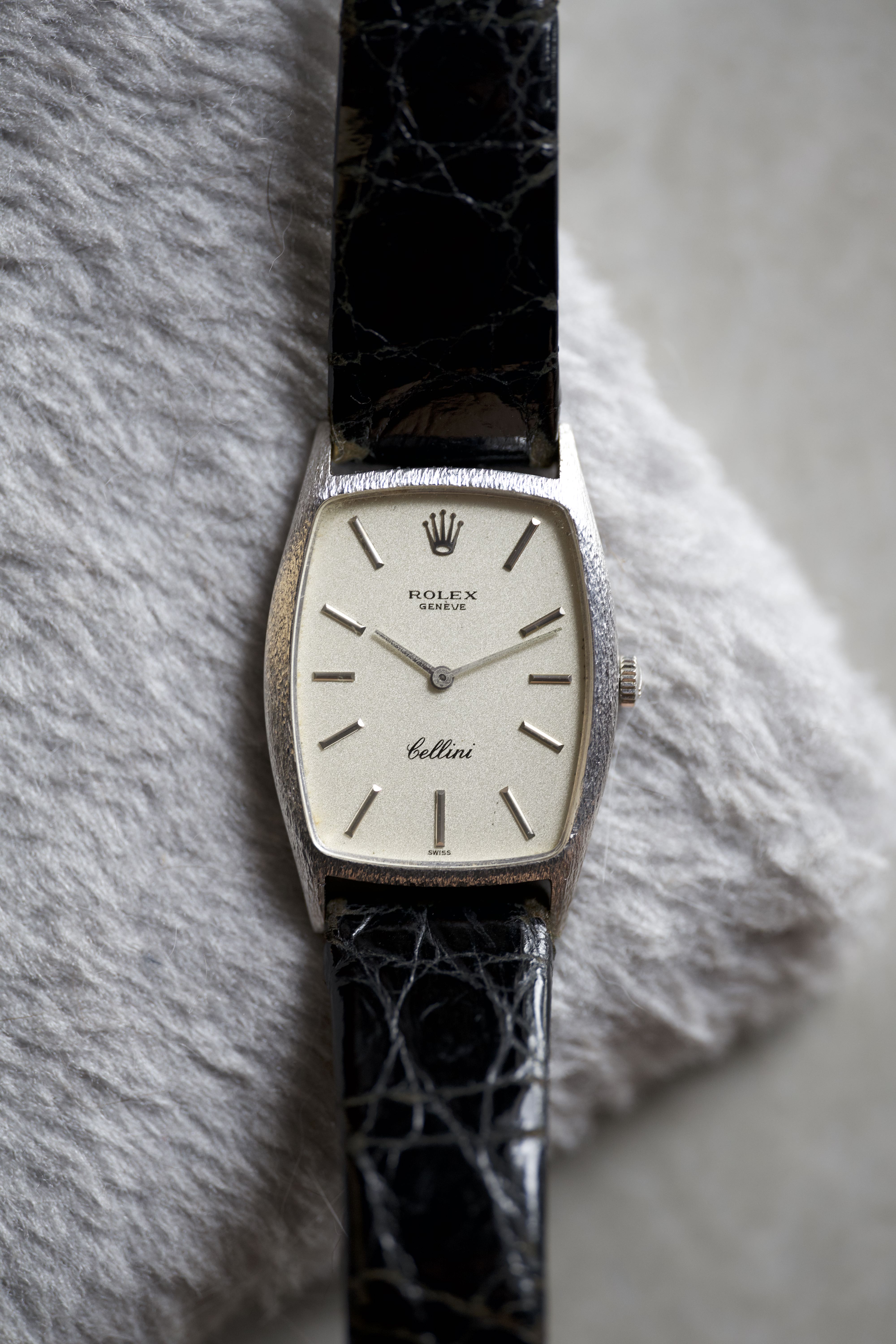 Rolex cellini white gold on sale