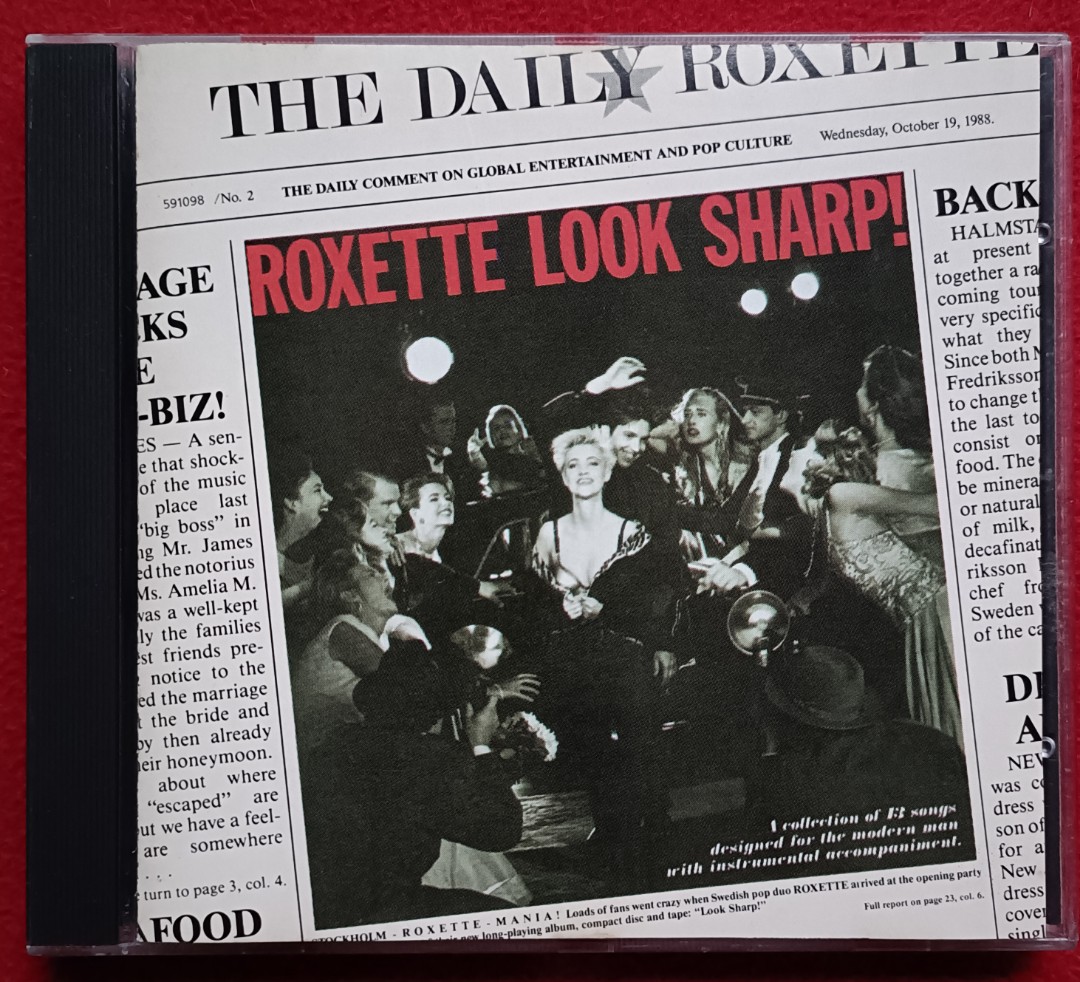 Roxette LOOK SHARP! CD, Hobbies & Toys, Music & Media, CDs & DVDs